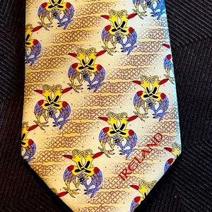 Ireland -  Warm colors                         100% Silk Ireland Tie